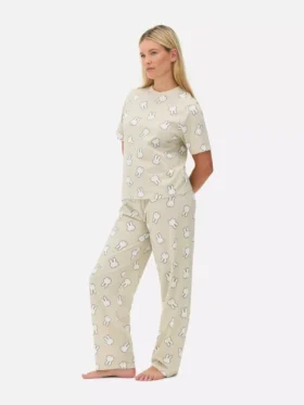 Miffy pamuklu desenli pijamalar