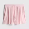 Modal içeriği yüksek, ipli pijama şortu Modal içeriği yüksek, ipli pijama şortu