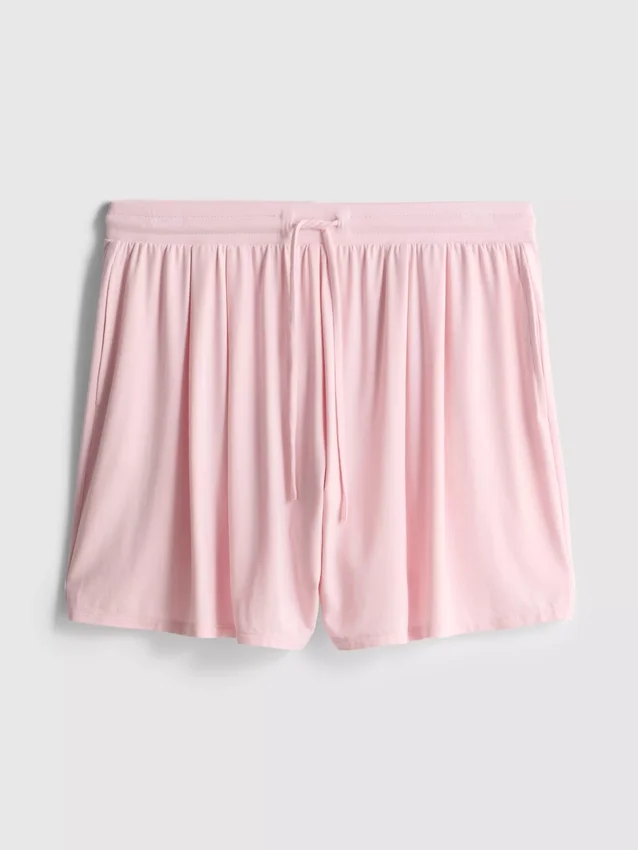 Modal içeriği yüksek, ipli pijama şortu Modal içeriği yüksek, ipli pijama şortu