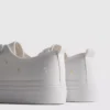 Nakışlı papatya desenli sneakerlar