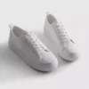Nakışlı papatya desenli sneakerlar