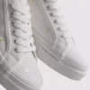 Nakışlı papatya desenli sneakerlar