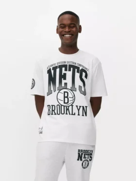 NBA Brooklyn Nets grafik tişört