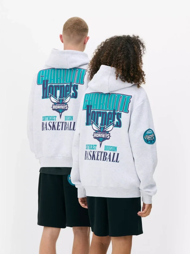 NBA Charlotte Hornets kapüşonlu sweatshirt NBA Charlotte Hornets kapüşonlu sweatshirt