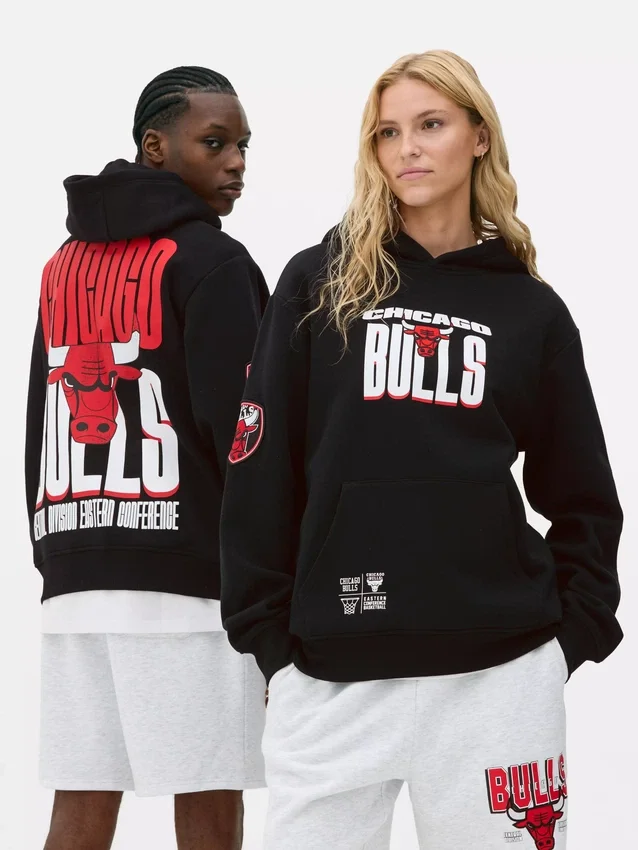 NBA Chicago Bulls kapüşonlu sweatshirt NBA Chicago Bulls kapüşonlu sweatshirt