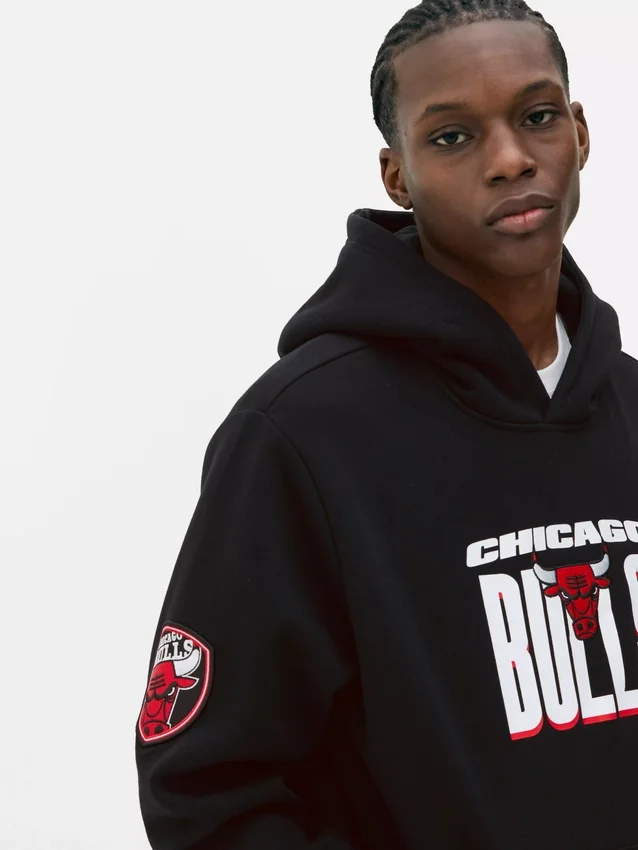 NBA Chicago Bulls kapüşonlu sweatshirt NBA Chicago Bulls kapüşonlu sweatshirt
