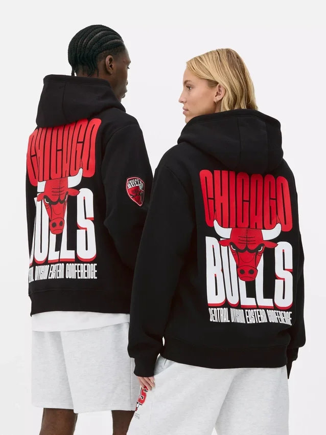 NBA Chicago Bulls kapüşonlu sweatshirt NBA Chicago Bulls kapüşonlu sweatshirt