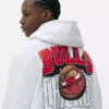 NBA Chicago Bulls logolu kapüşonlu sweatshirt NBA Chicago Bulls logolu kapüşonlu sweatshirt