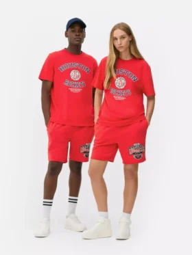 NBA Houston Rockets logolu tişört