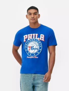NBA Philadelphia 76ers desenli tişört