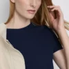 Nervürlü bodycon mini gömlek elbise Nervürlü bodycon mini gömlek elbise