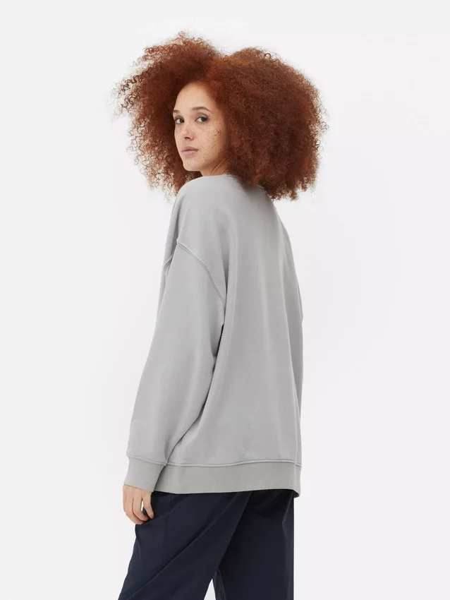 New York büyük beden grafikli sweatshirt New York büyük beden grafikli sweatshirt