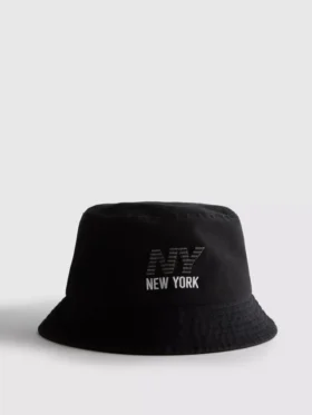 New York logolu kova şapka