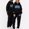 NFL Carolina Panthers logolu kapüşonlu sweatshirt NFL Carolina Panthers logolu kapüşonlu sweatshirt