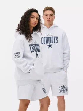 NFL Dallas Cowboys baskılı kapüşonlu sweatshirt