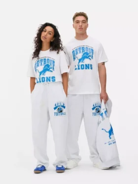 NFL Detroit Lions baskılı tişört