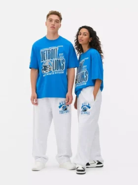 NFL Detroit Lions baskılı tişört