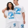 NFL Detroit Lions baskılı tişört NFL Detroit Lions baskılı tişört