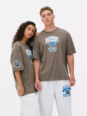 NFL Detroit Lions logolu tişört