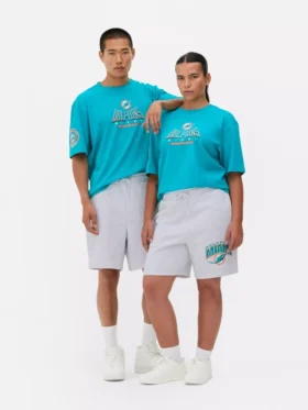 NFL Miami Dolphins logolu şortlar