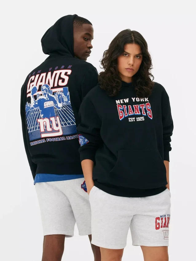 NFL New York Giants grafik kapüşonlu sweatshirt NFL New York Giants grafik kapüşonlu sweatshirt