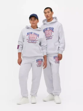 NFL New York Giants logolu kapüşonlu sweatshirt