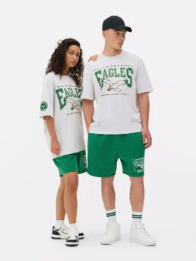 NFL Philadelphia Eagles baskılı tişört