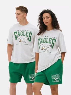 NFL Philadelphia Eagles baskılı tişört