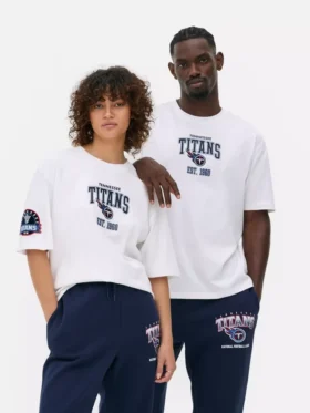 NFL Tennessee Titans baskılı tişört