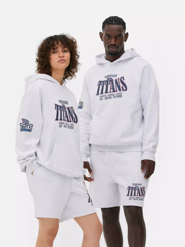 NFL Tennessee Titans logolu kapüşonlu sweatshirt NFL Tennessee Titans logolu kapüşonlu sweatshirt
