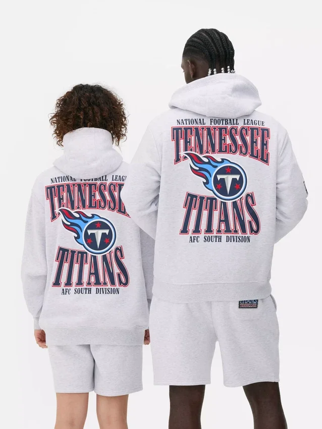 NFL Tennessee Titans logolu kapüşonlu sweatshirt NFL Tennessee Titans logolu kapüşonlu sweatshirt