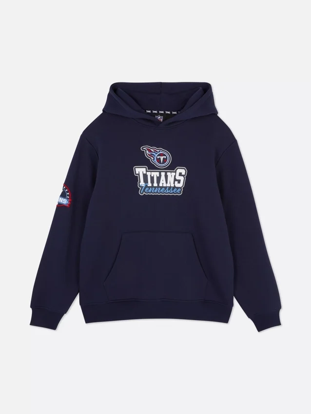 NFL Tennessee Titans logolu kapüşonlu sweatshirt NFL Tennessee Titans logolu kapüşonlu sweatshirt