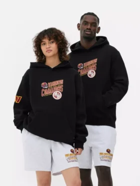 NFL Washington Commanders logolu kapüşonlu sweatshirt