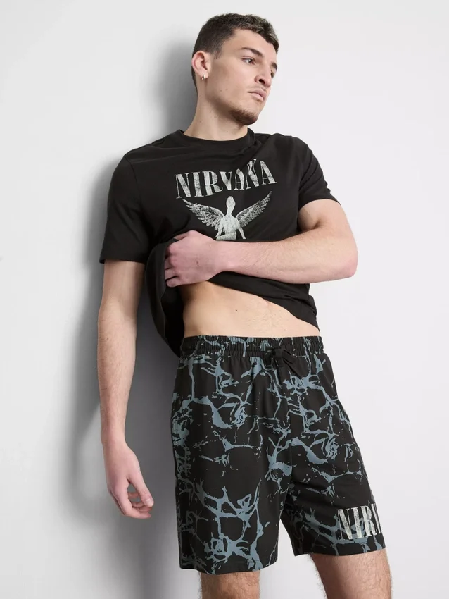 Nirvana kısa pijama şortları Nirvana kısa pijama şortları