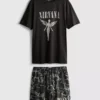 Nirvana kısa pijama şortları Nirvana kısa pijama şortları