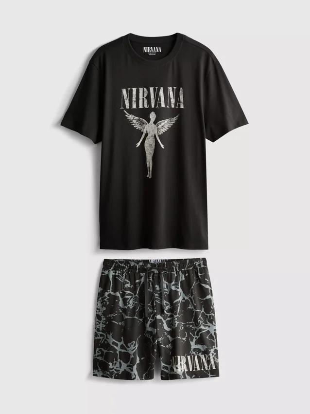 Nirvana kısa pijama şortları Nirvana kısa pijama şortları