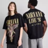 Nirvana melek desenli gömlek Nirvana melek desenli gömlek