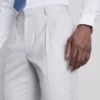 Normal kesim dokulu takım elbise pantolonu Normal kesim dokulu takım elbise pantolonu