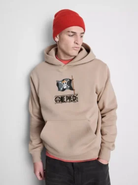 One Piece Thousand Sunny kapüşonlu sweatshirt