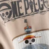 One Piece Thousand Sunny kapüşonlu sweatshirt