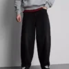 Orta bel barel kesim jean pantolon Orta bel barel kesim jean pantolon
