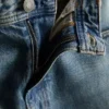 Orta bel barel kesim jean pantolon Orta bel barel kesim jean pantolon