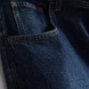 Orta bel barel kesim jean pantolon Orta bel barel kesim jean pantolon