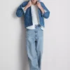 Orta bel bol kesim jean pantolon Orta bel bol kesim jean pantolon