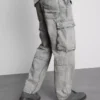 Orta bel, bol kesim kargo jean Orta bel, bol kesim kargo jean