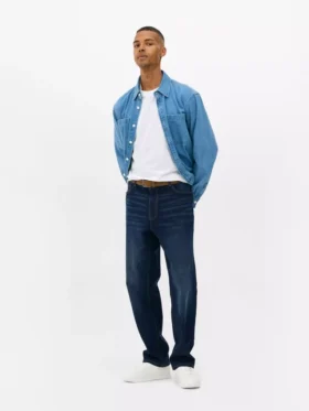 Orta bel, düz paça jean Orta bel, düz paça jean