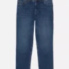 Orta bel, düz paça jean Orta bel, düz paça jean