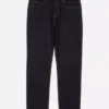 Orta bel, düz paça jean pantolon Orta bel, düz paça jean pantolon