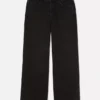 Orta bel, geniş paça jean pantolon Orta bel, geniş paça jean pantolon