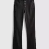 Orta bel pamuklu bootcut jeanler Orta bel pamuklu bootcut jeanler